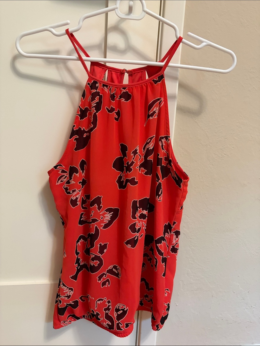 Floral Halter Tank Top